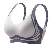 Qixiu Oferta Flash, Sujetador Talla Grande Mujer, Conjunto Sujetador y Braga Mujer, brasieres de Mujer, Sujetador Cierre Delantero sin Aros, Sujetador Cruzado Espalda, Sujetadores reductores sin Aros