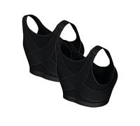 Qixiu Sujetador Reductor, Sujetador Espalda Cruzada, Banda Sujetador Mujer, Sujetador, Conjunto Sujetador y Braga Mujer, Camisetas con Sujetador, Sujetador sin Aros con Relleno, Top Deportivo Mujer