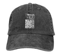 QIYAEUA Fujifilm X100V Photo Walk Gorras de béisbol Gorra de Visera Fotógrafo Cámara Sombra de Sol de Charol Sombreros de Vaquero para Hombres Camionero Papá Sombrero de Regalo