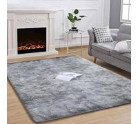 QIYFOZ Alfombra Ultra Suave y esponjosa de 94 x 205 Pulgadas para Dormitorio y Sala de Estar, Alfombra Peluda Que no Suelta Pelusa para área de Juegos de niños, diseño teñido Anudado