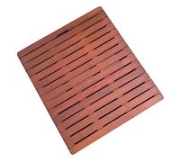 QIYFOZ Alfombrilla de baño Antideslizante e Impermeable y baldosas entrelazadas para terraza, 30 Listones Resistentes a la Intemperie para Ducha, baño o Patio: ¡una solución de