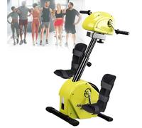 QIYFOZ Bicicleta estática eléctrica para ejercitar Las extremidades Superiores e Inferiores, Mini Equipo de rehabilitación de Ciclismo para Personas Mayores/con discapacidad, eq