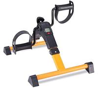 QIYFOZ Bicicleta estática portátil Mini Plegable para Uso doméstico, ejercitador de Pedales, máquina de Entrenamiento de rehabilitación 517 (Tamaño: Blanco) (Naranja)