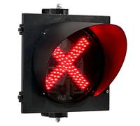 QIYFOZ Lámpara de semáforo, semáforo LED, luz roja/Verde de Stop y Avance, Perlas LED de Alto Brillo, luz indicadora Industrial, para Carreteras, cabinas de peaje y estacionami