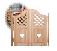 QIYFOZ Puerta batiente de salón, sin Pintar, Interior, con bisagras bidireccionales, para Bar, Porche, Escalera, Dormitorio, Entrada, partición (90 x 90 cm/35,4 x 35,4 Pulgadas)