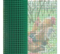 QIYFOZ Rollos de Malla de Alambre de 1,8 mm de Grosor para cercas de gallinas, Malla metálica para cercas de jardín, cercas para Mascotas, jaulas para Conejos, Jardines y recint