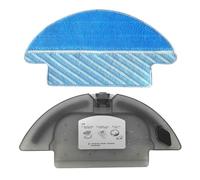 QiyilE Tanque De Agua For Aspiradora, Compatible con CECOTEC Conga 3090. Placa De Fregona Robot 2 En 1, Caja De Tanque De Agua, Soporte For Trapo, Juego De Almohadillas For Fregona