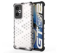 QIYIN Funda para Realme GT Neo 3T/Realme GT Neo 2/Realme GT 2 de Panal, Carcasa de Silicona Transparente, Estuche Ultrafino Anti-caída, Caja para Proteger la Cámara (Blanco)