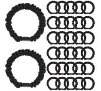 QIYUDA 48 coleteros delgados de seda, antideslizantes, de seda de morera, para coleta de caballo, para mujer