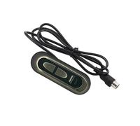 QIYUDUOLA Interruptores eléctricos reclinables de 2 botones para silla elevadora, con interfaces de carga USB, controlador reclinable eléctrico