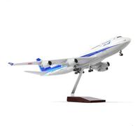 QIYUMOKE 1/160 Modelo de avión compatible ANA 747 de gran formato con soporte (47 cm de largo) para Boeing 747, modelo de avión de resina para adultos, recuerdo, regalo, decoración para el hogar u