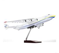 QIYUMOKE 1:200 Antonov An-225 Mriya Modelo de avión 17 Pulgadas Ucrania Pintado Mriya Transporter Exhibición Modelo Plano para Colección