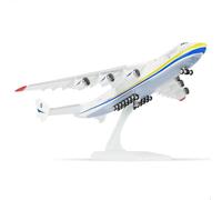 QIYUMOKE 1/280 Antonov An-225 Mriya modelo de avión de 12 pulgadas Ucrania Pintado Mriya Transporter modelo de exhibición para colección