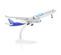 QIYUMOKE 1/300 A330 prototipo de avión de metal fundido a presión con soporte para aviones Airbus A330 (7,8 pulgadas de largo). Adecuado para los entusiastas de la aviación como regalo, decoración de