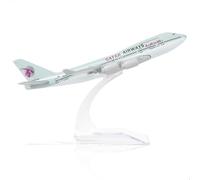 QIYUMOKE 1:400 Maqueta B747 Qatar Metal con Soporte