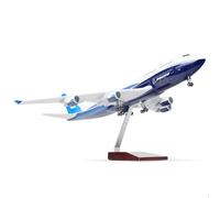 Qiyumoke 747 Prototipo 1/160 modelo de avión grande -17 pulgadas (largo) Boeing 747 El modelo de avión -Cast para modelo adulto 747 con soporte para entusiastas de la aviación Regalos o Displaydek