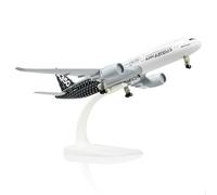 QIYUMOKE A350 Prototipo 1/300 Modelo de avión de metal fundido a presión con soporte -F-WWCF A350 modelo de demostrador para adultos (7.5 pulgadas) entusiastas de la aviación, regalos, decoraciones de