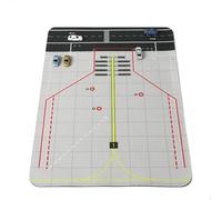 QIYUMOKE Alfombrilla de goma con diseño de escena de aeropuerto con diseño de pista con 5 modelos simples de 1/200, para 1/400 y 1/500 de un solo modelo de avión o decoración de aeropuerto (30 cm x 20