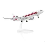 QIYUMOKE MD-11 Thai Airways 1/300 Modelo de avión de Metal Fundido a presión con Soporte Kit de Modelo de avión de exhibición de aleación para Entusiasta de la aviación Coleccionable o Regalo