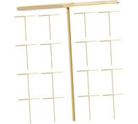 Qiyuting 20 voladores de libélula de bambú para lanzar, atrapar, flotar, frotar a mano, libélula color caqui