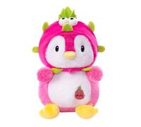 Qizeroty Peluche De Pingüino,Pingüino De Fruta Suave Juguete Acompañante | Muñeco Animal De Caricatura | para Niños Adolescentes Adultos Tiempo De Juego Hora De Dormir Dormitorio Estudio Coche Sofá