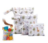 Qizeroty Pequeña para Húmedos y Secos | 3 s Estancas Herméticas,de Playa con Cremallera y asa - para Ropa, Bañador, Toalla, Pañales, Playa, Piscina, Viaje, Gimnasio