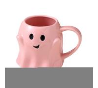 Qizeroty Taza Fantasma, 440ml Taza en Forma de Fantasma, Tazas de Bebida Reutilizables para Casa Vacaciones Residencia Universitaria Noche de Juegos Universidad Cocina Fiesta Club de Lectura