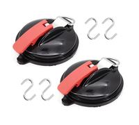 QIZUN 2 Pcs Gancho Ventosa Coche para Dodge Challenger 2009-2019, Anclaje Toldo ABS Silicona Robusto Sujeción Seguridad Ventosa de Vacío Potente