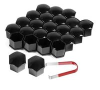 QIZUN 20 Piezas Cubre Tapon Tuercas Rueda para Porsche 911 992.2 24-26 | Acabado Electrochapado Resistente A La Oxidación Larga Durabilidad Pinza De Extracción Incluida Protección Polvo Capa