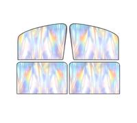 QIZUN 4pcs Parasol de Coche para Peugeot Rifter Standard 2021 2022 2023 2024, Parasol Lateral Magnético y Trasero Coche Protector Solar Ventanillas con protección UV, Multicolor