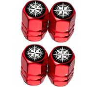 QIZUN 4X Tapones Válvula Coche para DS 3 2023 | Tapones de Válvula para Neumáticos, Aluminio, Resistentes a la Corrosión, Capuchones Rueda Aleación Anti Fuga Aire