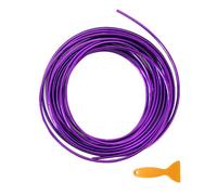 QIZUN 5m Tira Decorativa Interior Coche para Mitsubishi Space Star Eclipse Kreuz ASX XL Lancer 9 Flexible Moldura Salpicadero Protección Antipolvo,Purple