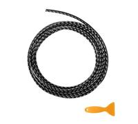 QIZUN 5m Tira Decorativa Interior Coche para Mitsubishi Space Star Eclipse Kreuz ASX XL Lancer 9 Flexible Moldura Salpicadero Protección Antipolvo,Carbon Fiber