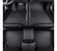 QIZUN Alfombrillas de Coche para Nissan Qashqai J10 2013-2007, Alfombras a Medida de Cuero PU Impermeables, Protector Interior Antideslizante Completo,Black