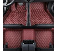 QIZUN Alfombrillas de Coche para Nissan Qashqai J10 2013-2007, Alfombras a Medida de Cuero PU Impermeables, Protector Interior Antideslizante Completo,Red