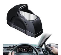 QIZUN Cenicero Coche para Porsche 911 992.2 24-26 | Sin Humo Anti Olor Ignifugo Forro Metalico Adhesivo Puerta Tapa Deslizante Deposito Ceniza Compacto Interior Coche