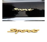 QIZUN Emblema 3D Escudo para Toyota GR Sport Gazoo Racing Yaris 86 Corolla Hilux Supra C-HR Tyre Plug, Pegatina Metal Coche Impermeable, Decoración Estética Maletero Guardabarros,Gold