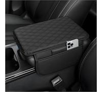 QIZUN Funda Reposabrazos Coche para Ford Original Fiesta 2017-, Reposabrazos Coche con 2 Bolsillosde de Almacenamiento, Reposabrazos de Coche Memory Cotton Car Armrest Box Pad