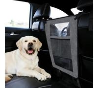 QIZUN Red Divisora de Coche Perro para Dacia Sandero I Stepway 2009-2020, Red Perros Coche Malla Resistente Barrera Seguridad Mascotas Organizador Viaje