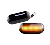 Qjahxkf Intermitente Retrovisor 2X LED Indicador Lateral Dinámico Luz Giro Para VW Para Bora Para Golf Para Jette Para Lupo Para Passat Para Polo Indicador intermitente(Smoke NO Dynamic)