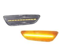 Qjahxkf Intermitente Retrovisor 96830943 96830944 2X Luz Reflectora Delantera Indicador Lateral Señal Giro Con LED Para Saturn Vue 2008 2009 2010 Indicador intermitente(Clear Lens Amber)