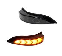 Qjahxkf Intermitente Retrovisor Luz LED Intermitente Señal Giro Espejo Lateral Para Toyota Para Prius C Para Venza Para Avalon Para Corolla IM Indicador intermitente(Smoked Lens)