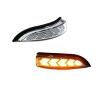 Qjahxkf Intermitente Retrovisor Luz LED Intermitente Señal Giro Espejo Lateral Para Toyota Para Prius C Para Venza Para Avalon Para Corolla IM Indicador intermitente(Clear Lens)