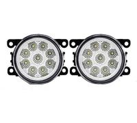 Qjahxkf Luz Antiniebla Luz Antiniebla LED Coche Lámpara Antiniebla Para Subaru Para WRX Para Justy Para Outback Para Legacy Para Forester Para BRZ 03-19 Faro Antiniebla Delantero(9 Led White)