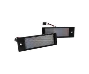 Qjahxkf Matrícula Luz Lámpara Para Kia Para 19-23 Para Niro EV 23-up Para Ceed SW Para Tipo CD 18-up Para XCeed 19-up Luces LED Matrícula 2 Piezas Luces