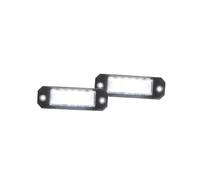 Qjahxkf Matrícula Luz Lámpara Para VW Para Transporter T5 T6 2003-2019 Para Caddy 2004-2017 12V Lámpara LED Para Placa Matrícula Montaje Luz Blanca Luces