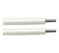 Qjahxkf Portón Trasero Puntales Gasolina para Seat para León para Mk3 5F 2012-2020 Hatchback Auto Pop-Up Trunk Struts amortiguadores(Silver Carbon Fiber)
