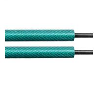 Qjahxkf Portón Trasero Puntales Gasolina para Serie 1 para F20 2011-2019 Hatchback Auto Pop-Up Trunk Struts amortiguadores(Green Carbon Fiber)