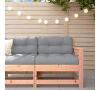 QJBSAVVA Sofá esquinero de jardín Douglas 62 x 66 x 70,5 cm con diseño de listones para exteriores, modular para balcón, terraza y pequeños jardines