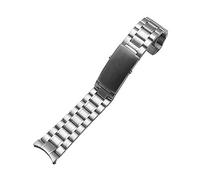 QJFORU Watch strap,watch straps for men,men's 18mm, 20mm, 22mm watch accessory stainless steel strap for quick release sports strap bracelet strap bracelet(9Beads Silvery,22mm)
